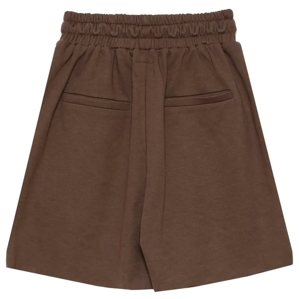 Short Barcode Bords Francs Marron Fonce