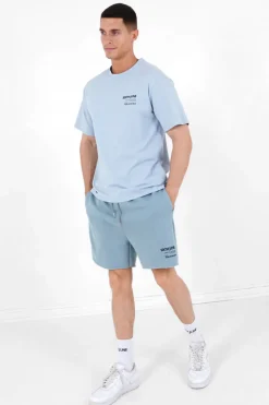 Short Barecode Bords Francs Bleu