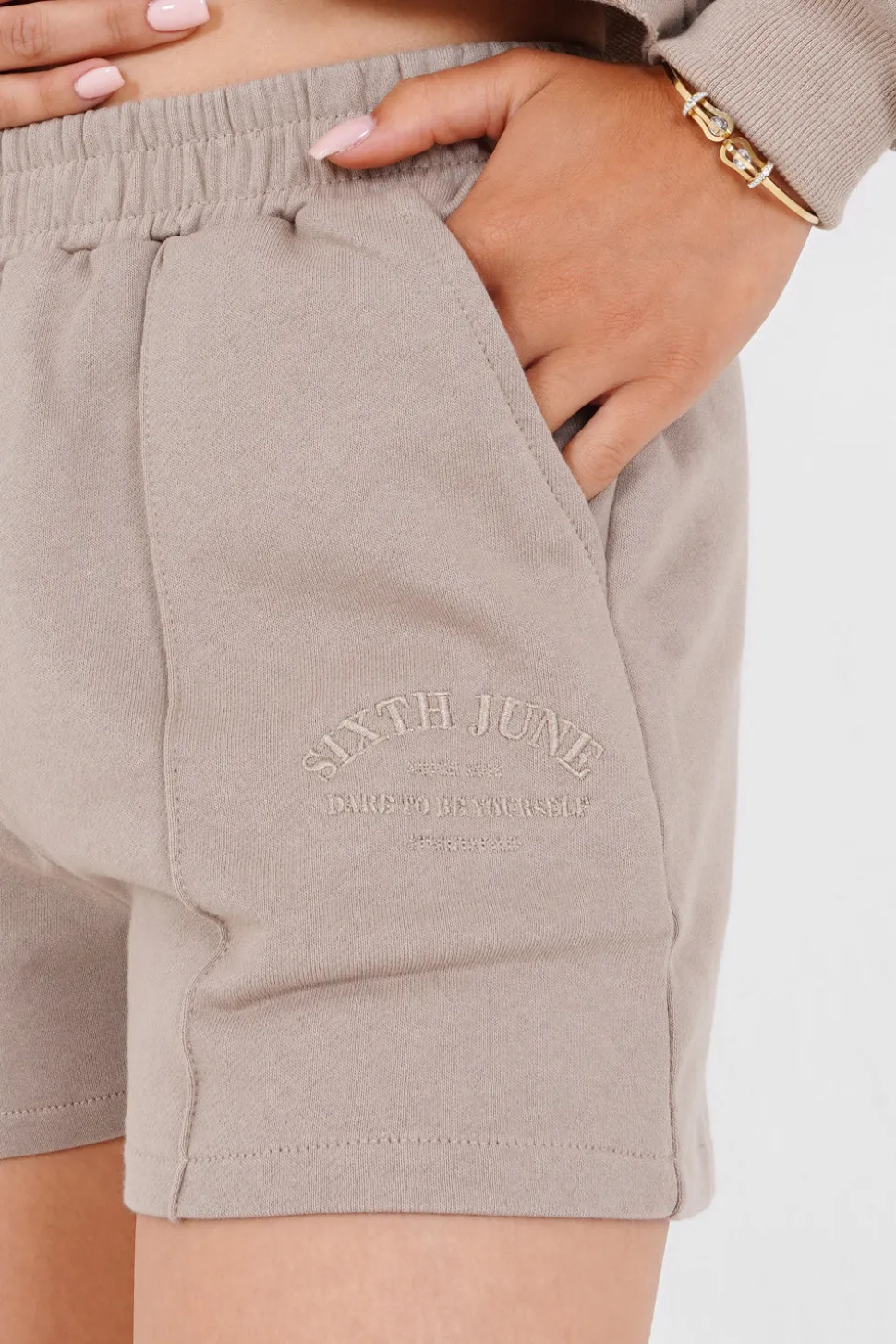 Short Confort Logo Beige