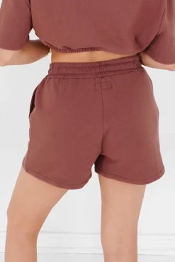 Short Confort Logo Marron