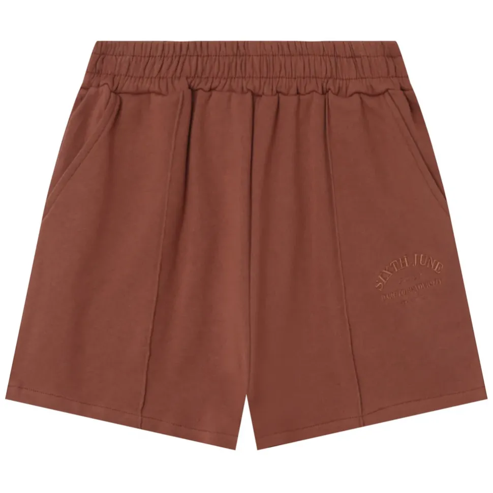 Short Confort Logo Marron