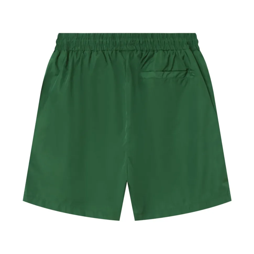 Short De Bain Logo Vert Fonce