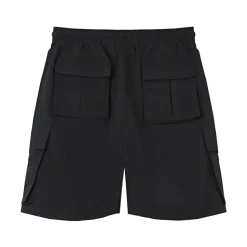 Short De Bain Poches Cargo Noir