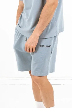Short Essential Logo Bleu