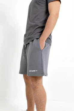 Short Essential Logo Gris Fonce