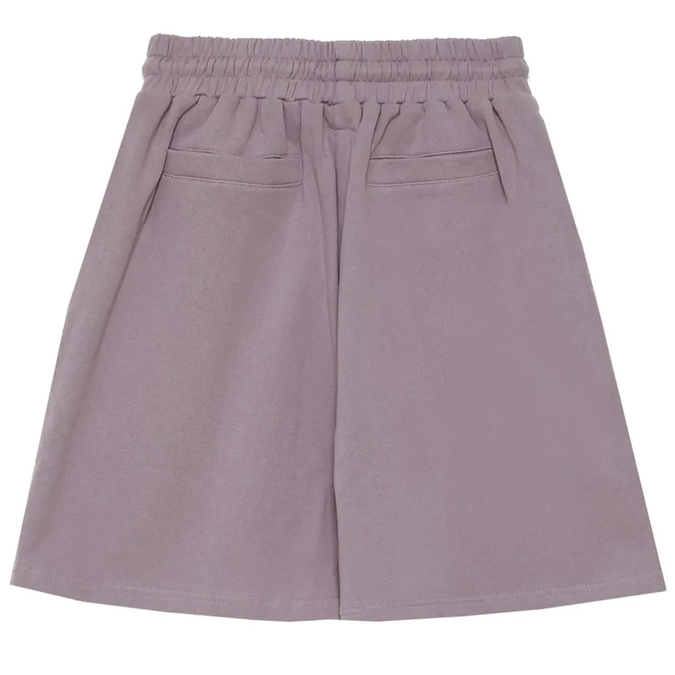Short Essential Logo Violet Fonce