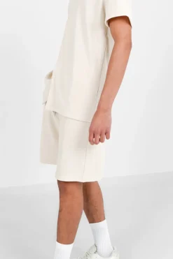 Short Fluide Plisse Beige