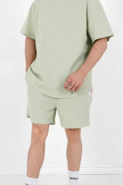 Short Gaufre Vert Clair