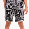 Short Imprime Bandana All-Over Noir