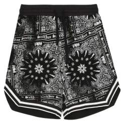 Short Imprime Bandana All-Over Noir