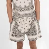 Short Imprime Bandana Beige
