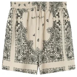 Short Imprime Bandana Beige
