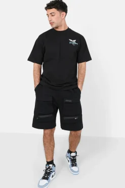 Short Jersey Poches Cargo Noir