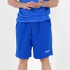 Short Logo Imprime Bleu