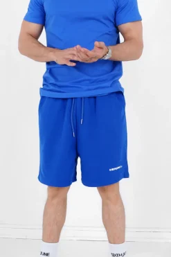 Short Logo Imprime Bleu