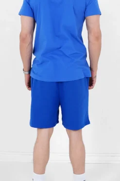 Short Logo Imprime Bleu