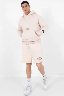 Short Logo Incurve Beige