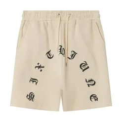 Short Logo Incurve Gothique Beige