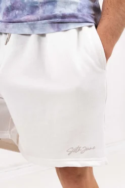 Short Logo Signature Blanc
