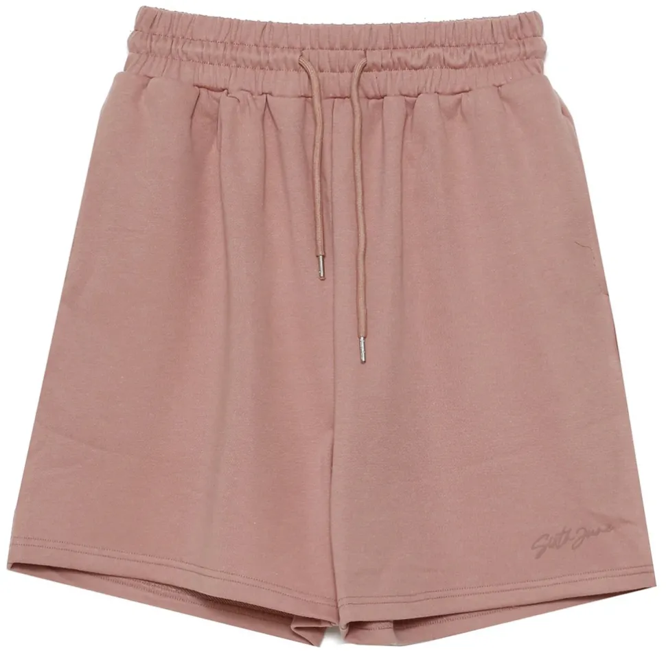 Short Logo Signature Rose Fonce