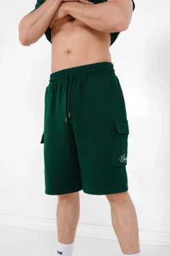 Short Logo Signature Vert Fonce