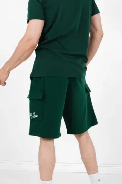 Short Logo Signature Vert Fonce