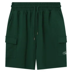 Short Logo Signature Vert Fonce