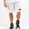 Short Mesh Logo Blanc