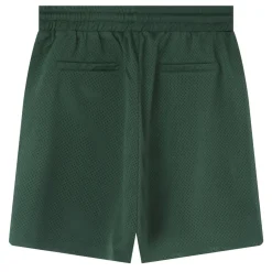 Short Mesh Logo Vert Fonce