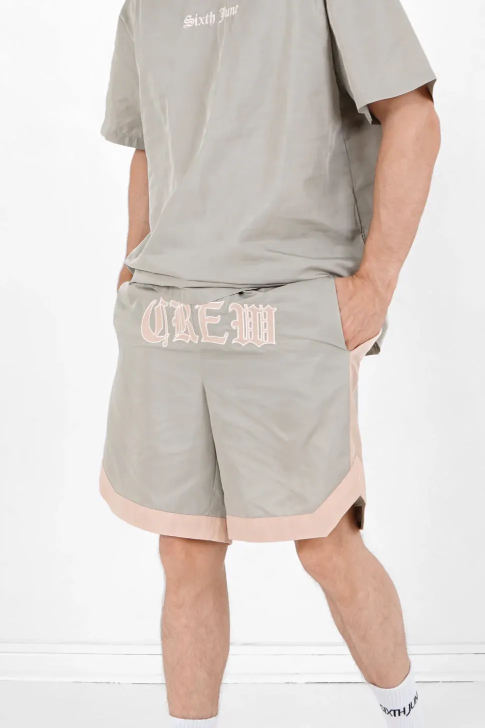 Short Oversize Gothique Vert Clair