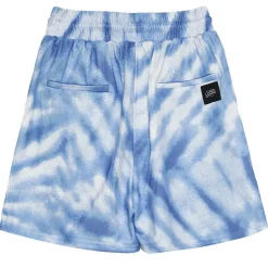 Short Tie Dye Logo Bleu