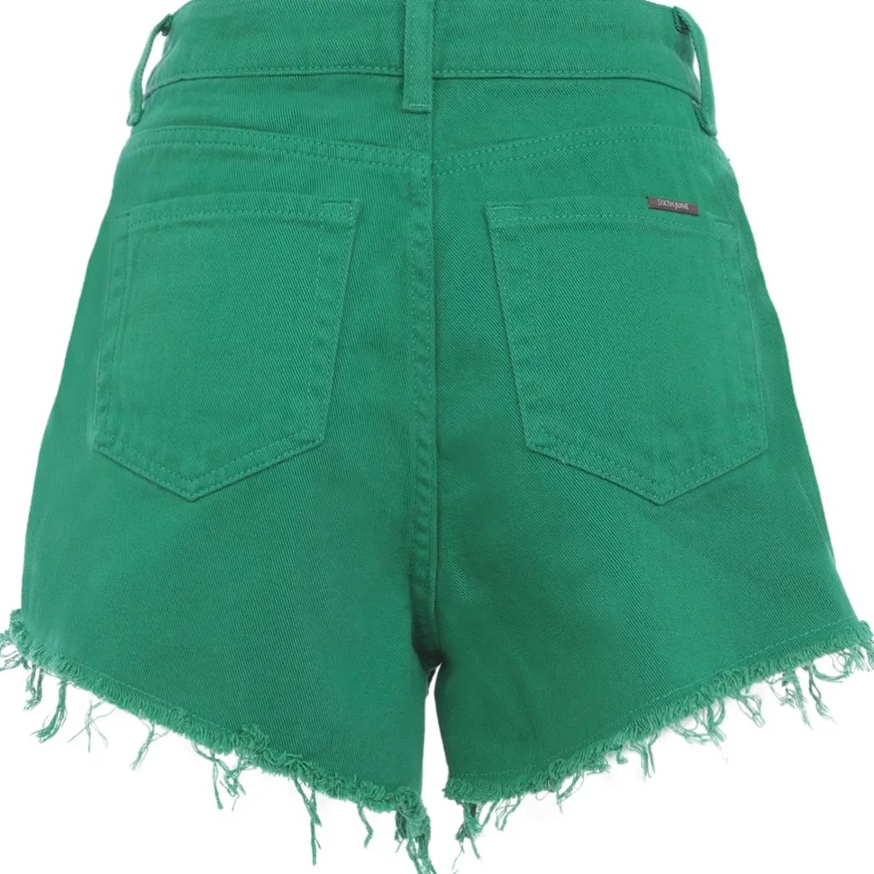 Short Uni Effile Vert Fonce