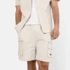 Short Utilitaire Poches Beige