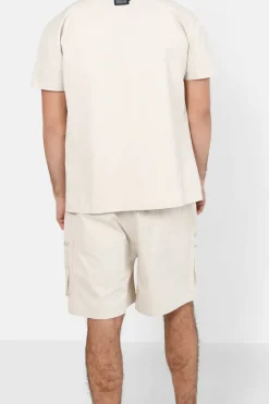 Short Utilitaire Poches Beige
