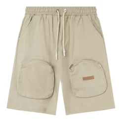 Short Utilitaire Poches Beige