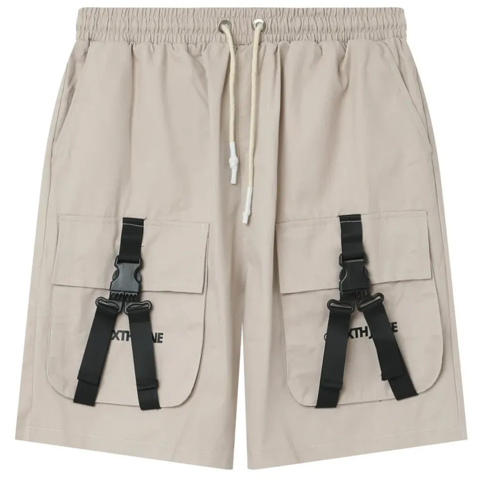 Short Utilitaire Sangles Beige