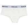 Shorty Long Bande Elastique Blanc