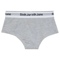 Shorty Long Bande Elastique Gris