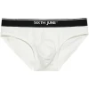 Slip Uni Bande Blanc Casse