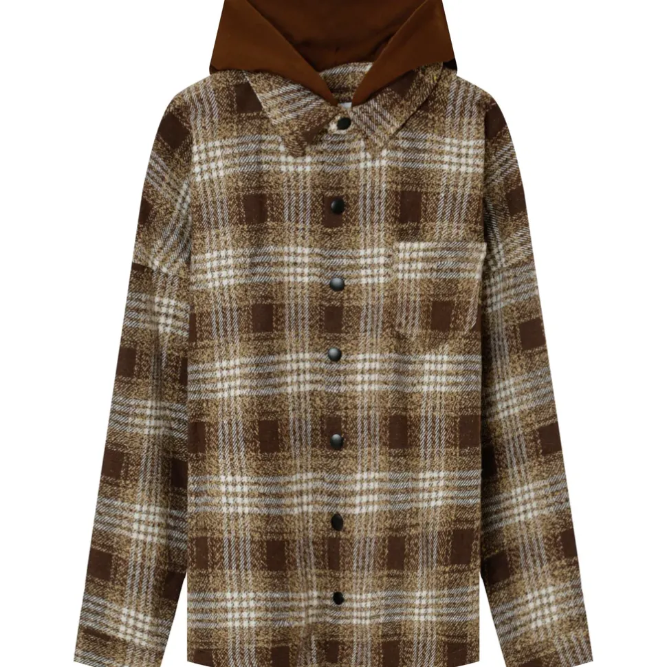Surchemise Tartan Marron