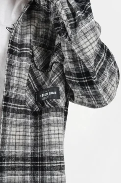 Surchemise Tartan Polaire Noir