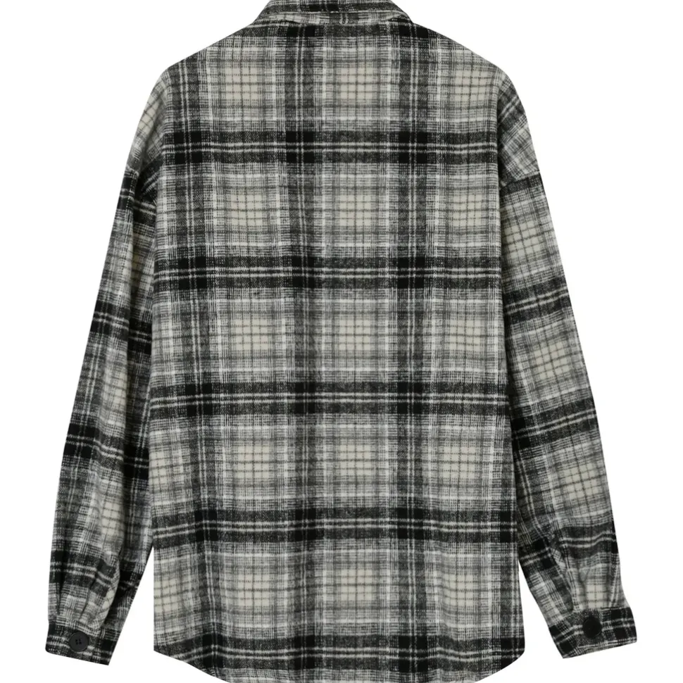 Surchemise Tartan Polaire Noir