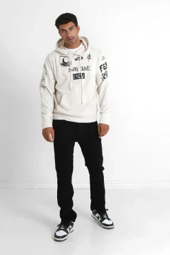 Sweat A Capuche Crew Beige