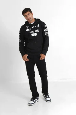 Sweat A Capuche Crew Noir