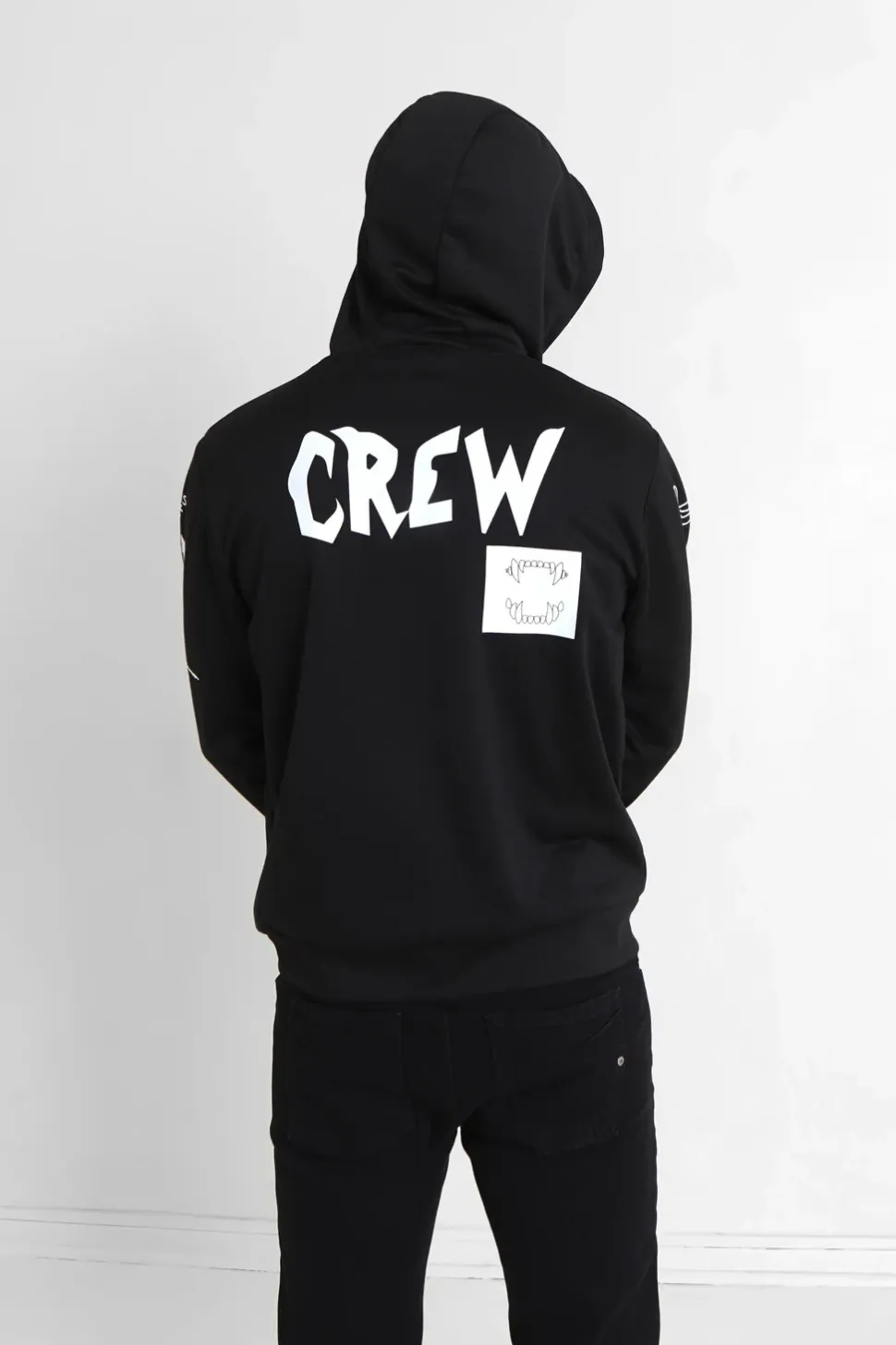 Sweat A Capuche Crew Noir