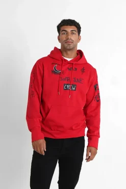 Sweat A Capuche Crew Rouge