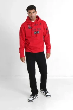 Sweat A Capuche Crew Rouge