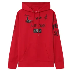 Sweat A Capuche Crew Rouge