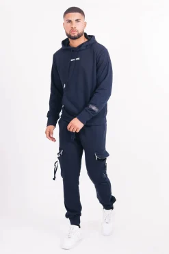 Sweat A Capuche Desert Bleu Fonce