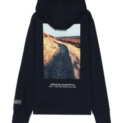 Sweat A Capuche Desert Bleu Fonce